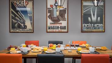 Daily buffet breakfast (EUR 12 per person)