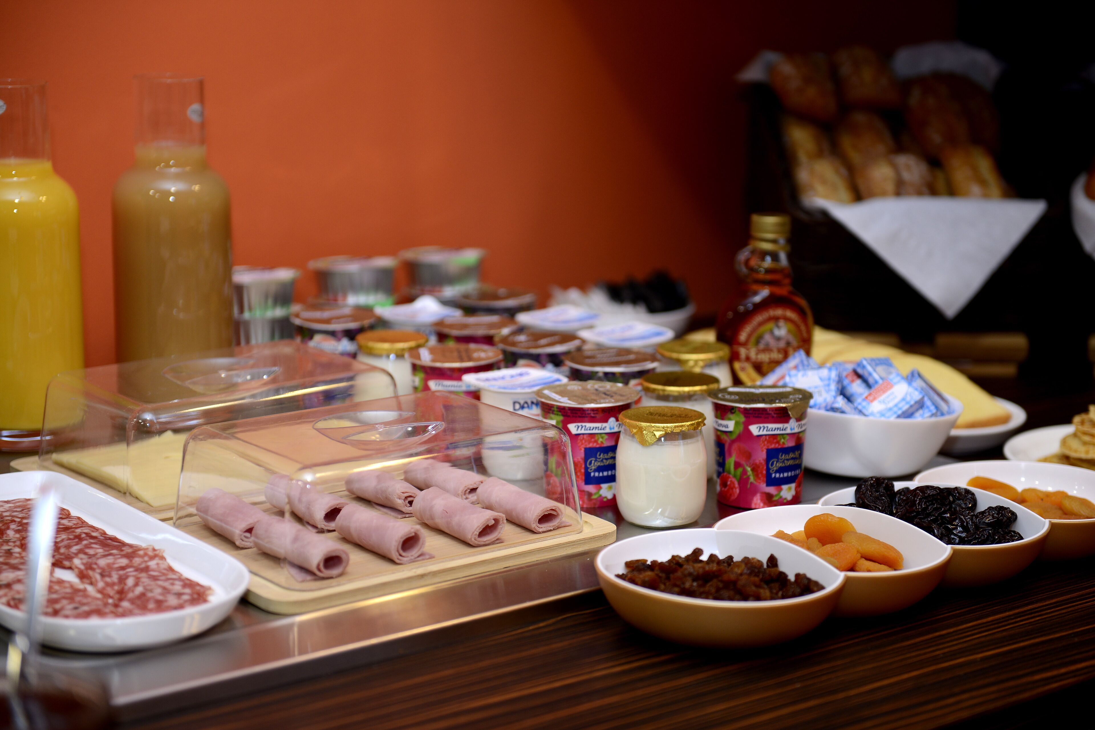 daily buffet breakfast (eur 12 per person)