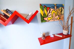 Coin salon dans le hall