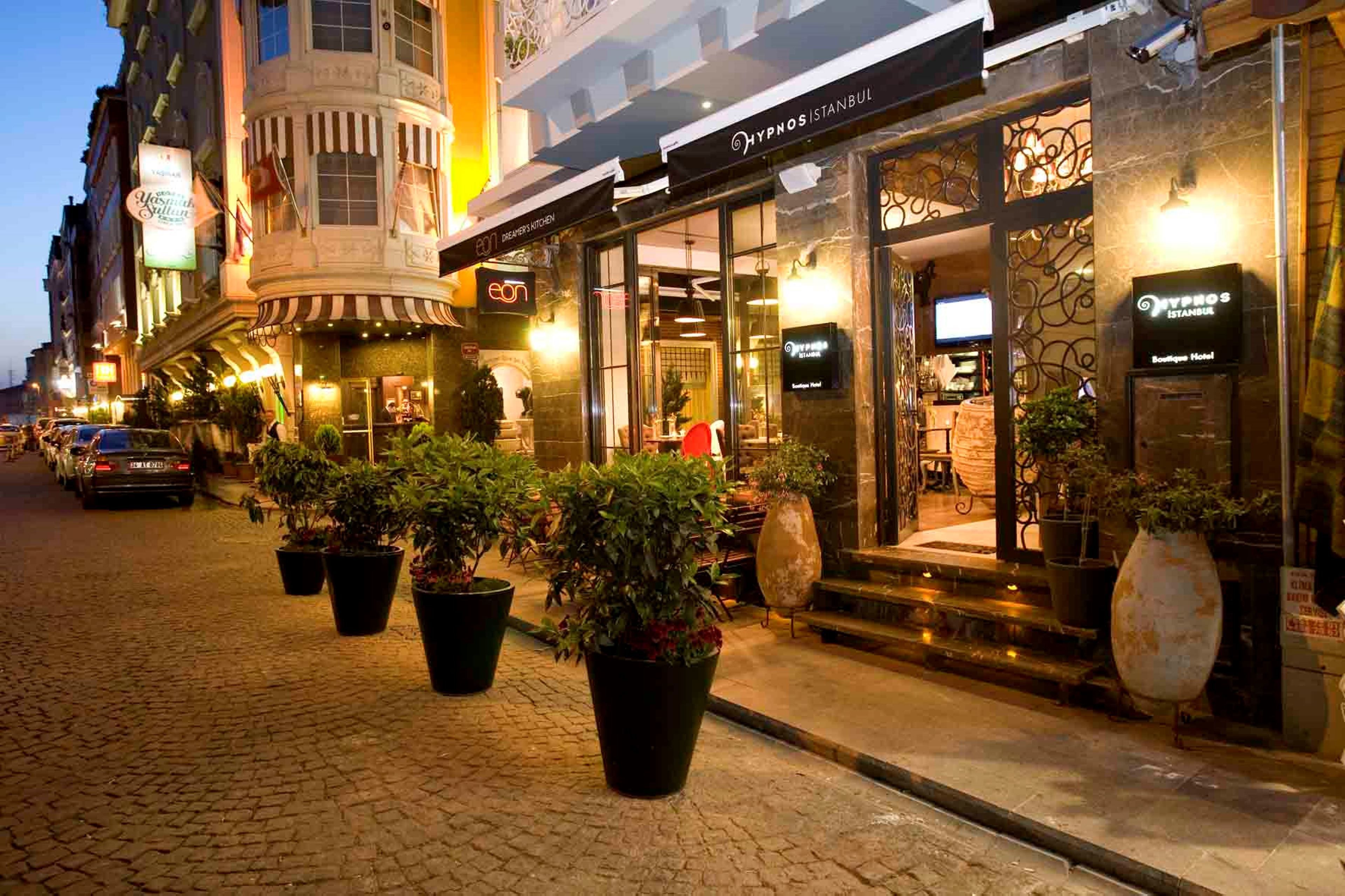 front of property – evening/night