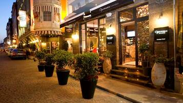 Front of property - evening/night