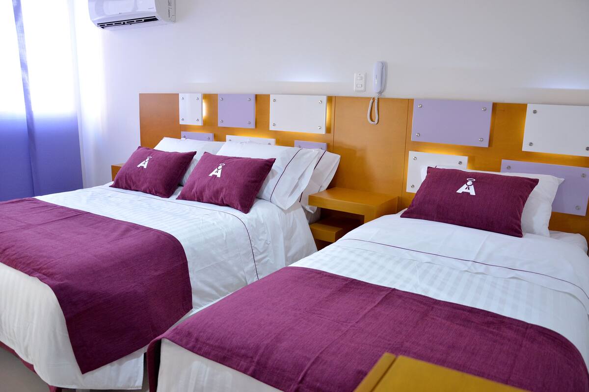 Literie de qualité supérieure, coffres-forts dans les chambres