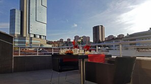 Deluxe Double Room, 1 Bedroom, City View | Terrace/patio