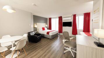 Superior Studio Suite, 2 Queen Beds, Kitchen | Premium bedding, blackout drapes, soundproofing, iron/ironing board
