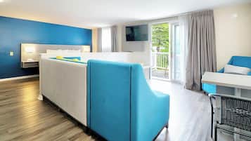 Romantische Studiosuite, Balkon, Eckzimmer