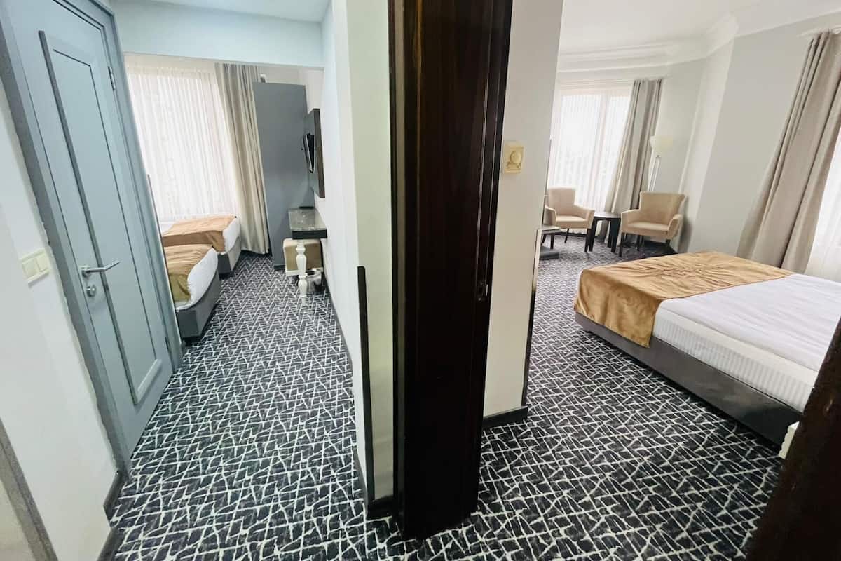 Deluxe Family Room | 1 sovrum, sängtillbehör av högsta kvalitet och memory foam-madrasser