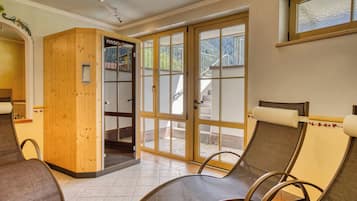 Een sauna, een stoombad