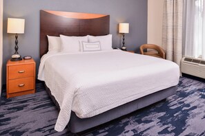 Premium bedding, pillow-top beds, desk, laptop workspace - Fairfield Inn & Suites Raleigh Durham Airport/ Brier Creek (Raleigh)