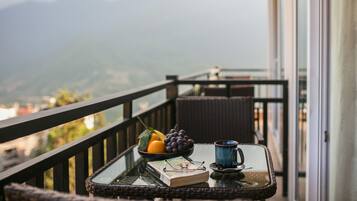 Premier kamer, balkon | Kameruitzicht