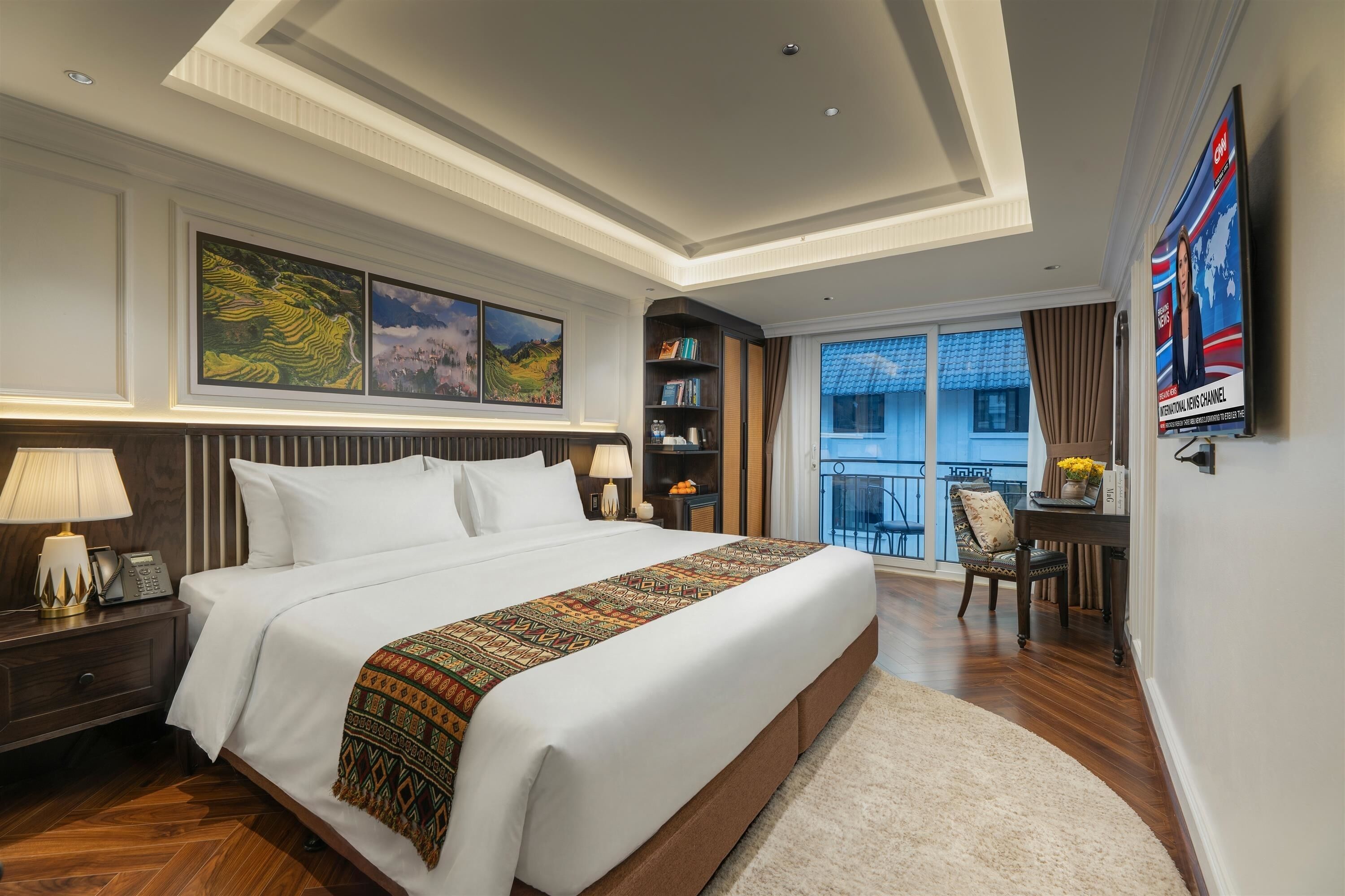 Habitación Deluxe con 1 cama matrimonial o 2 individuales | Minibar, caja de seguridad en la habitación y escritorio 