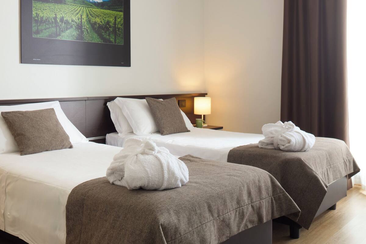 superior twin room | 1 bedroom, minibar, desk, soundproofing