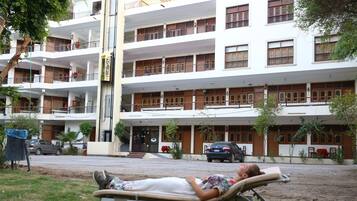 Majoituspaikan julkisivu