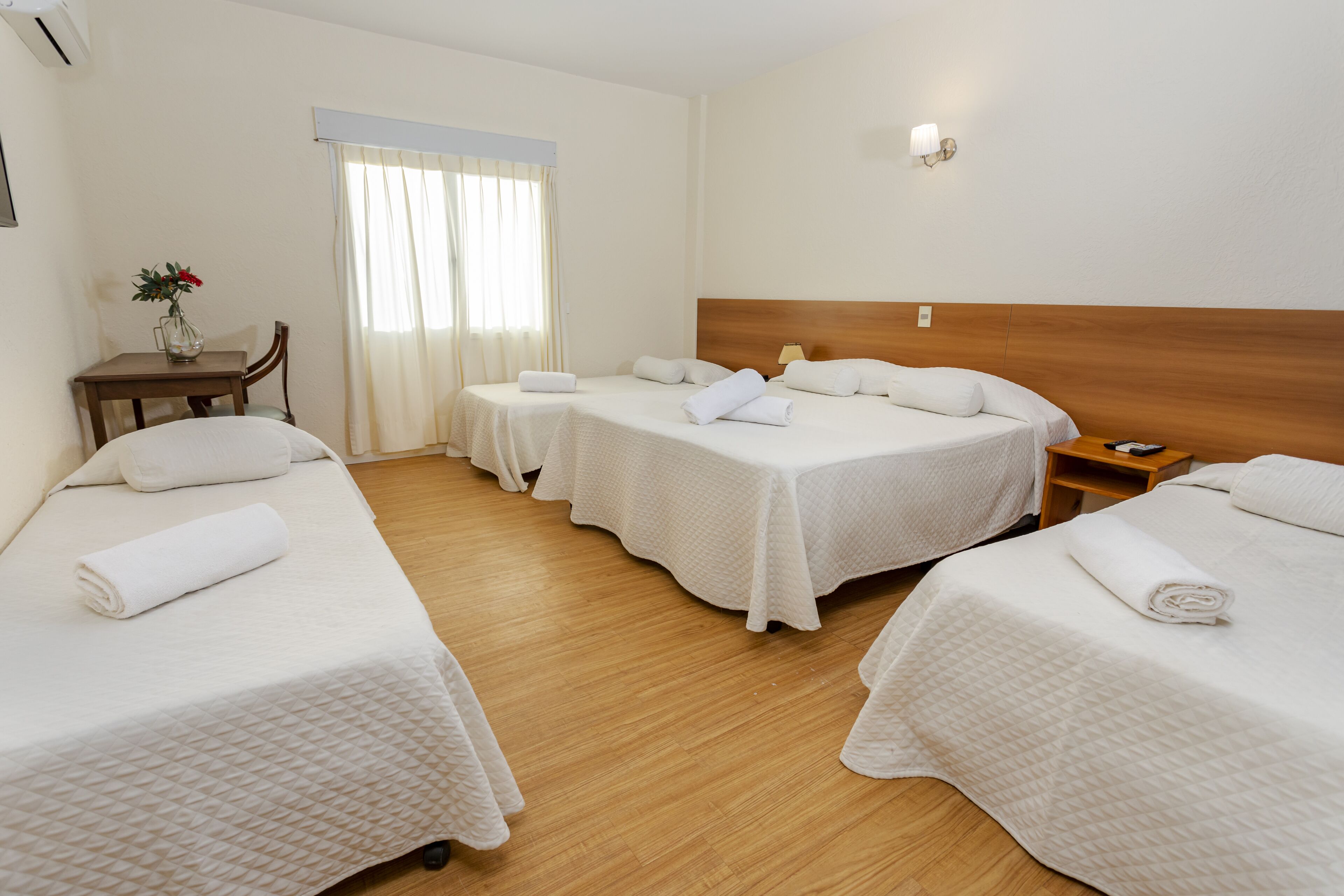 standard quadruple room | 1 bedroom, memory-foam beds, minibar, in-room safe