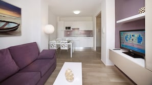 Superior-Apartment, 1 Schlafzimmer (2 adults + 2 children) | Wohnbereich