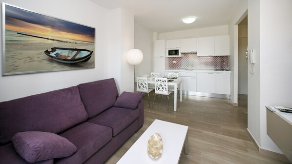 Superior Apartment, 1 Bedroom (2 adults + 2 children) | Living area