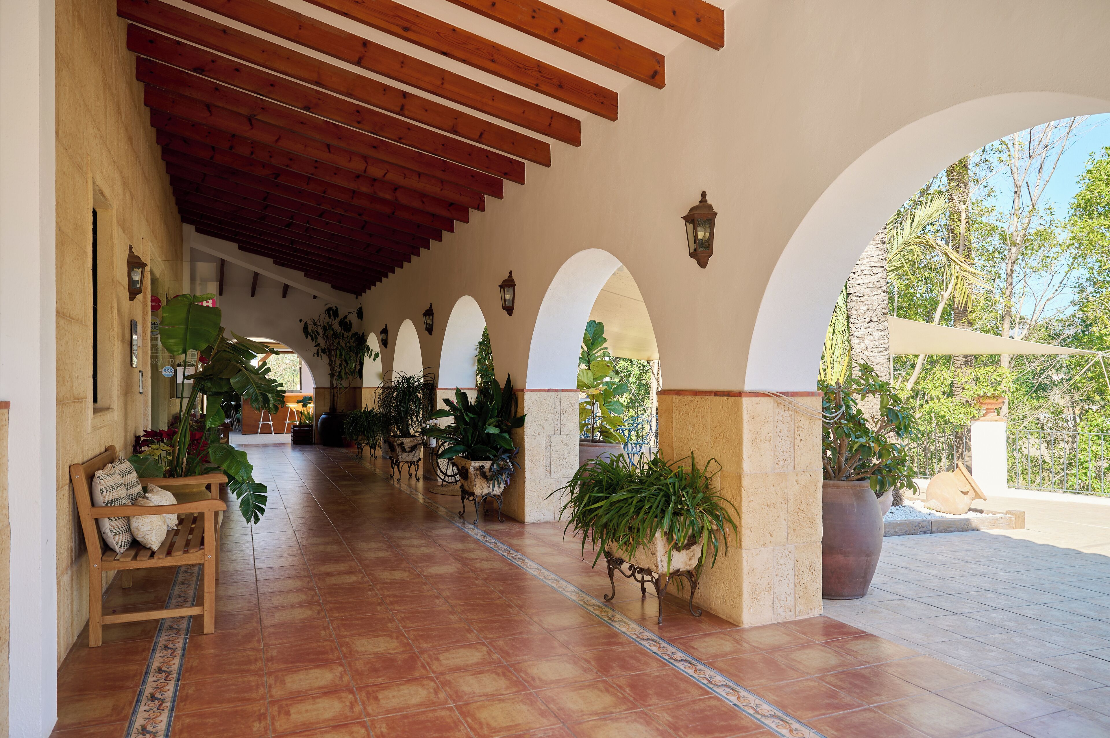 Entrée de l’hébergement