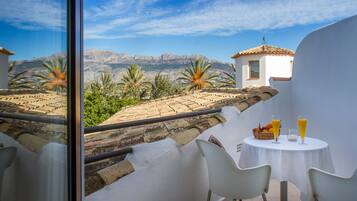 Quarto casal tradicional, 1 cama Queen, sacada | Terraço/pátio