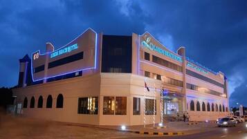 Front of property – evening/night