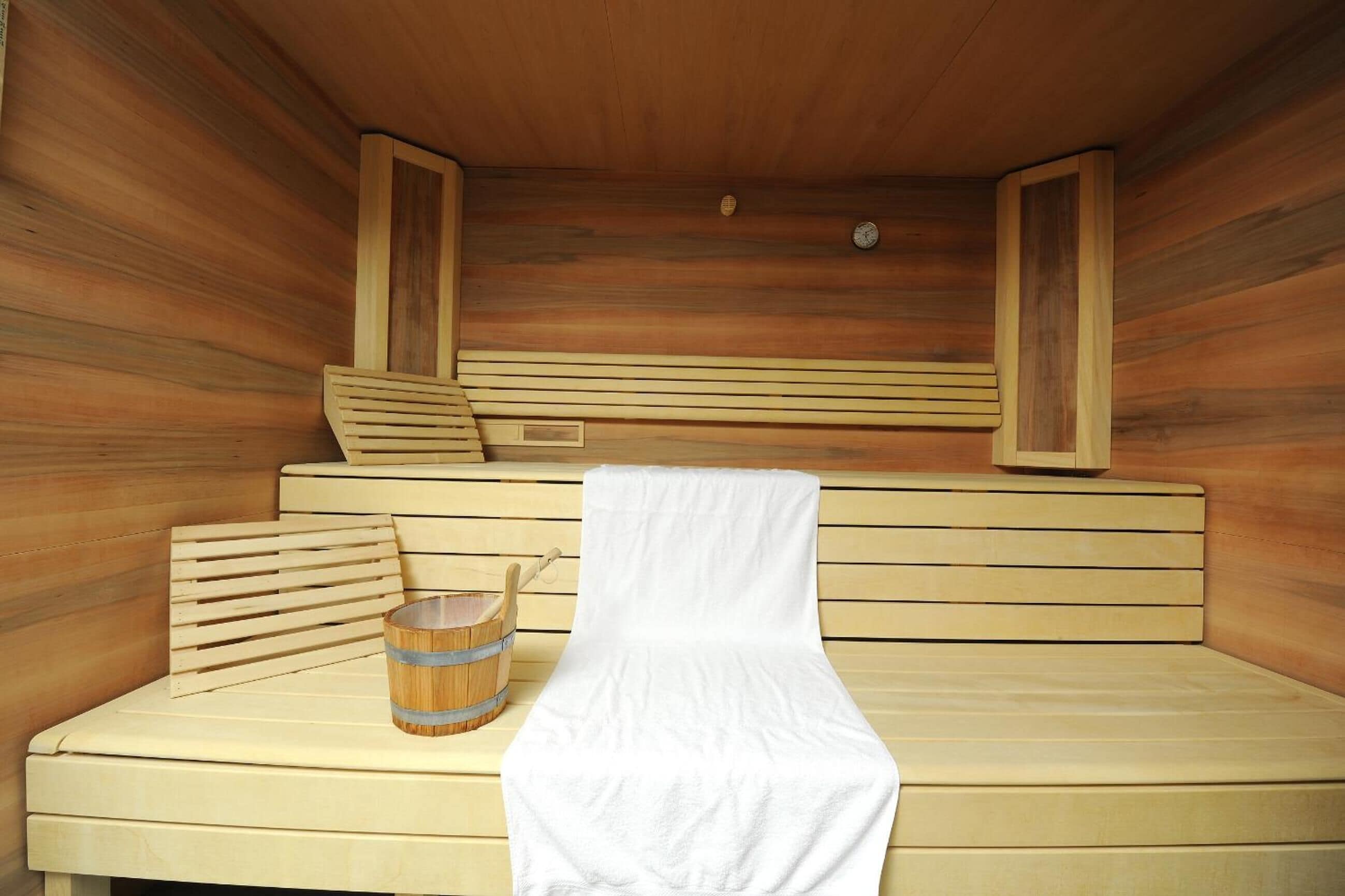 sauna, steam room