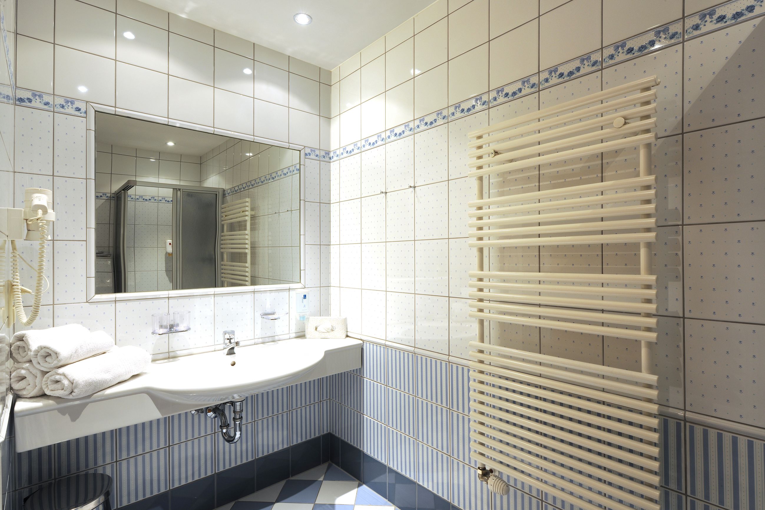 free toiletries, hair dryer, bathrobes, slippers