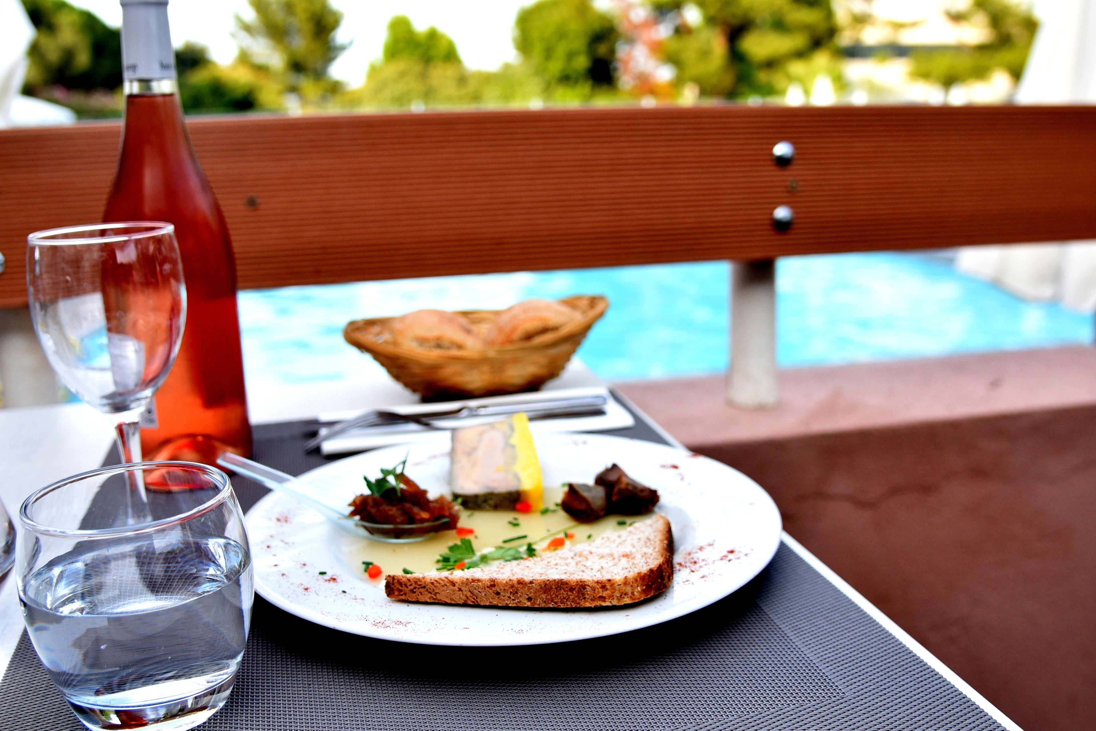 breakfast, lunch, dinner served; mediterranean cuisine, pool views