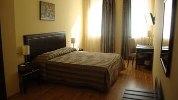 Minibar, in-room safe, desk, blackout curtains