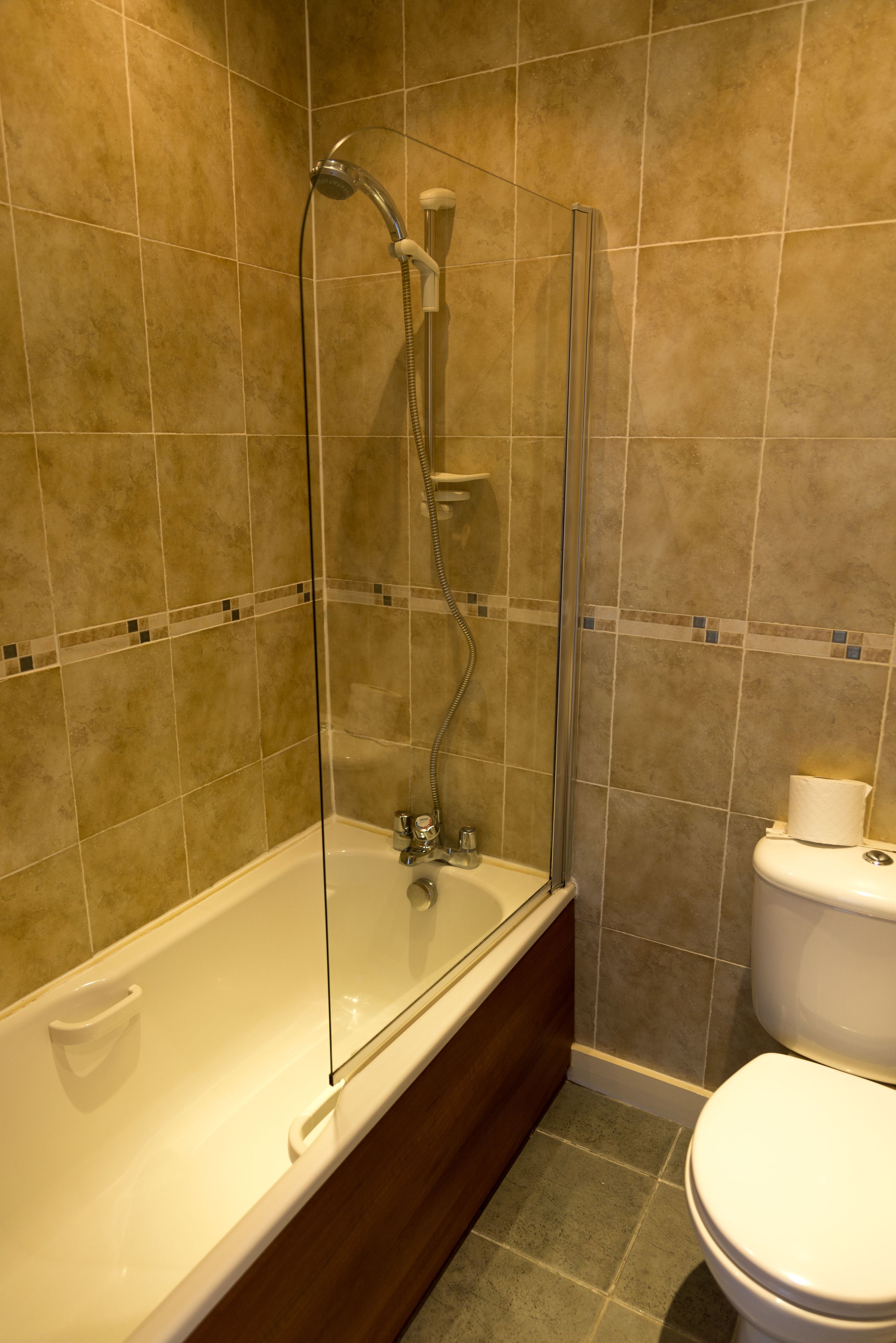 free toiletries, hair dryer, towels