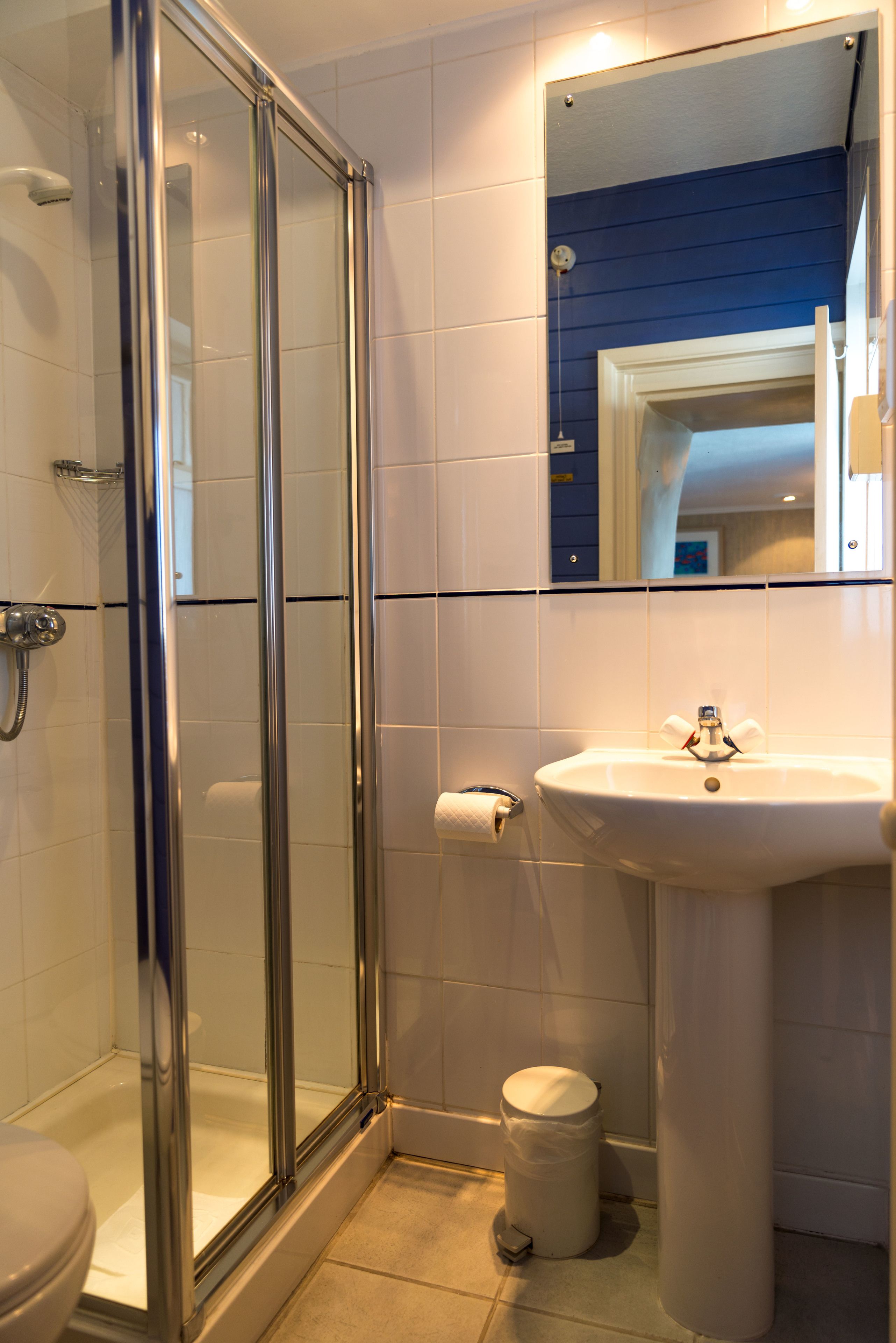 free toiletries, hair dryer, towels