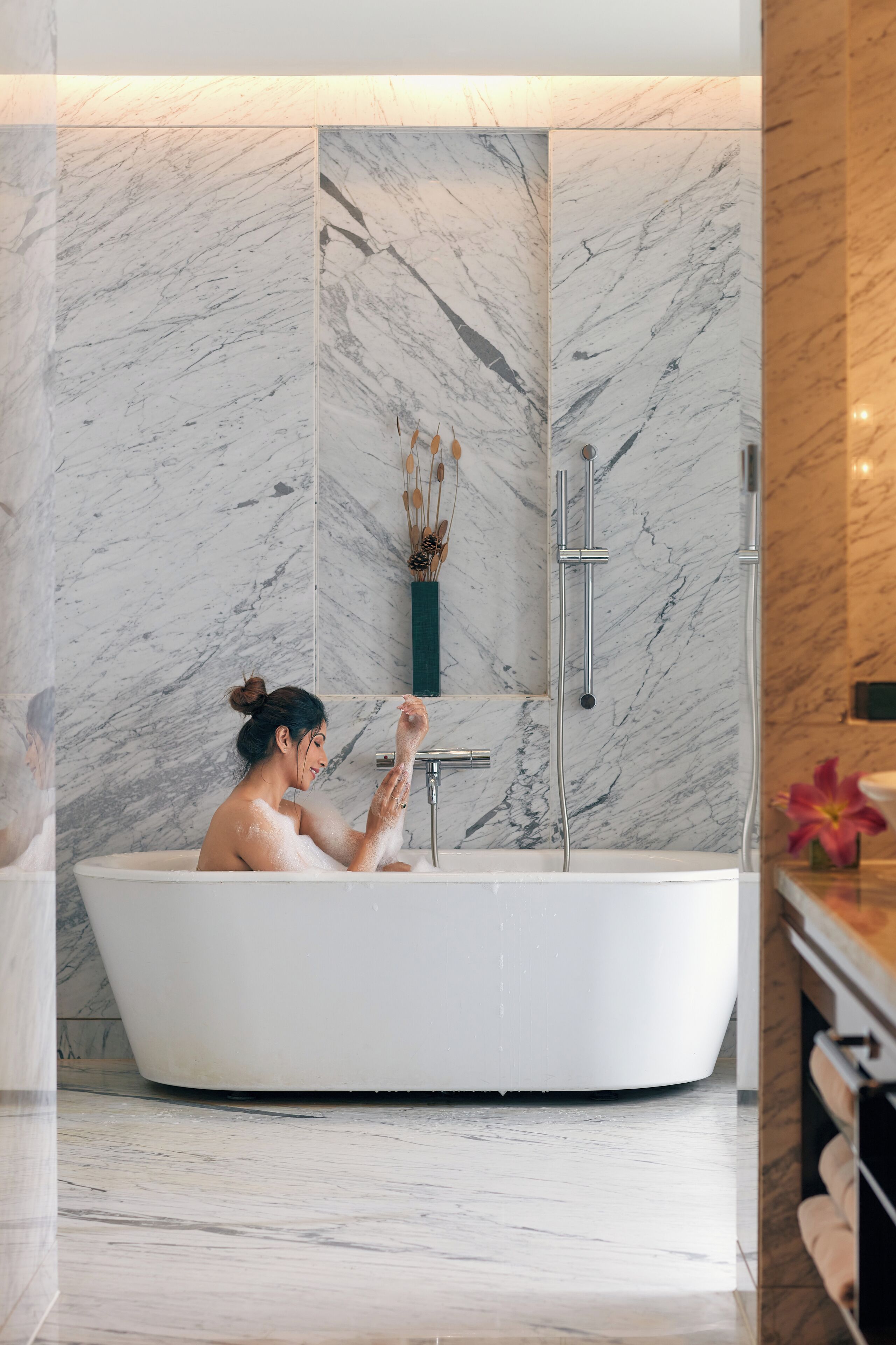 Suite, 1 King-Bett | Badezimmer