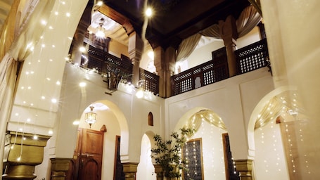 Terraza o patio. Riad Wow