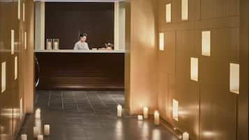 Behandlungsräume für Paare, Sauna, Whirlpool, Dampfbad