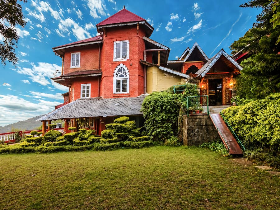 Overnatningsstedets facade