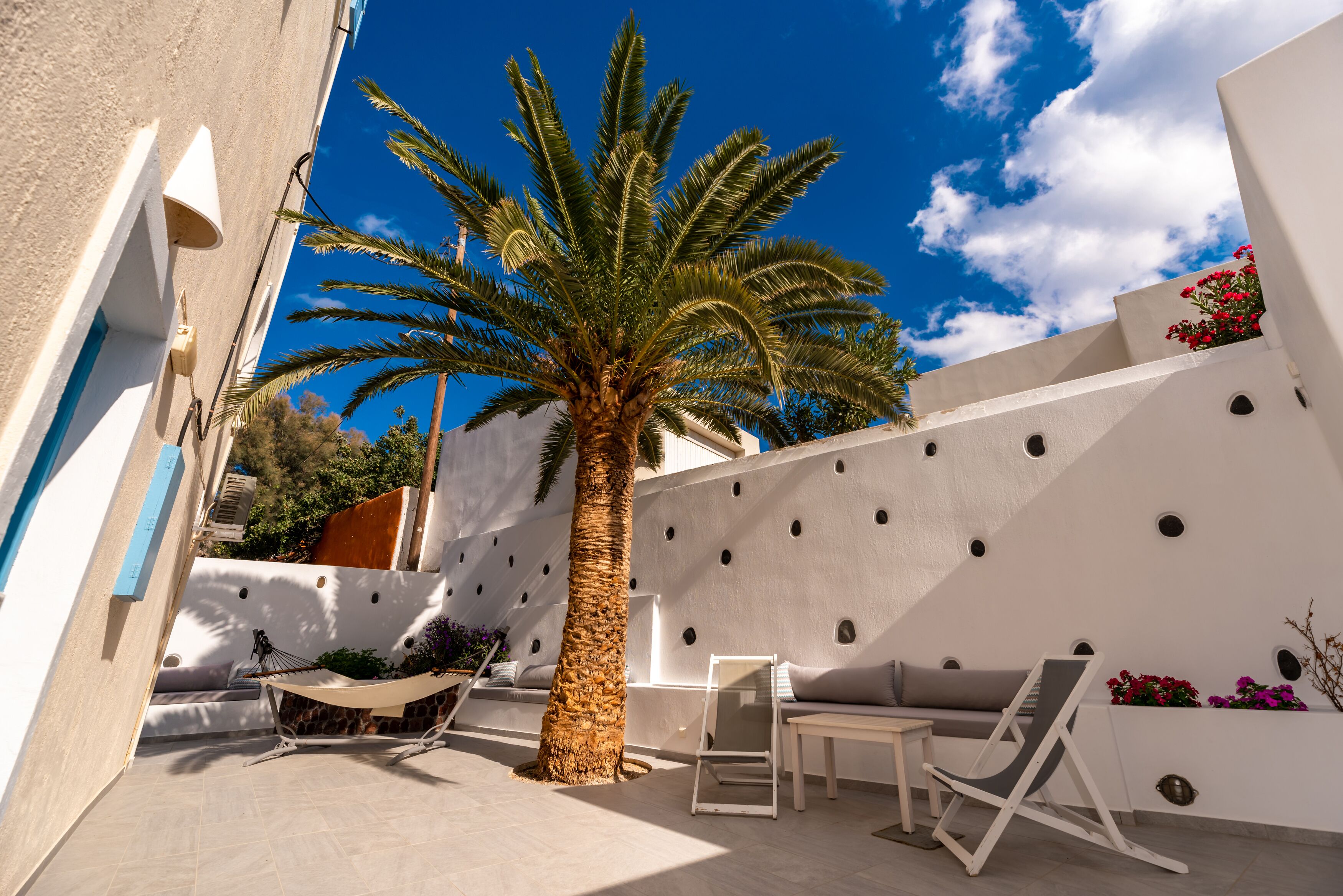 standard twin room, ground floor | terrace/patio