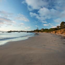 Private beach