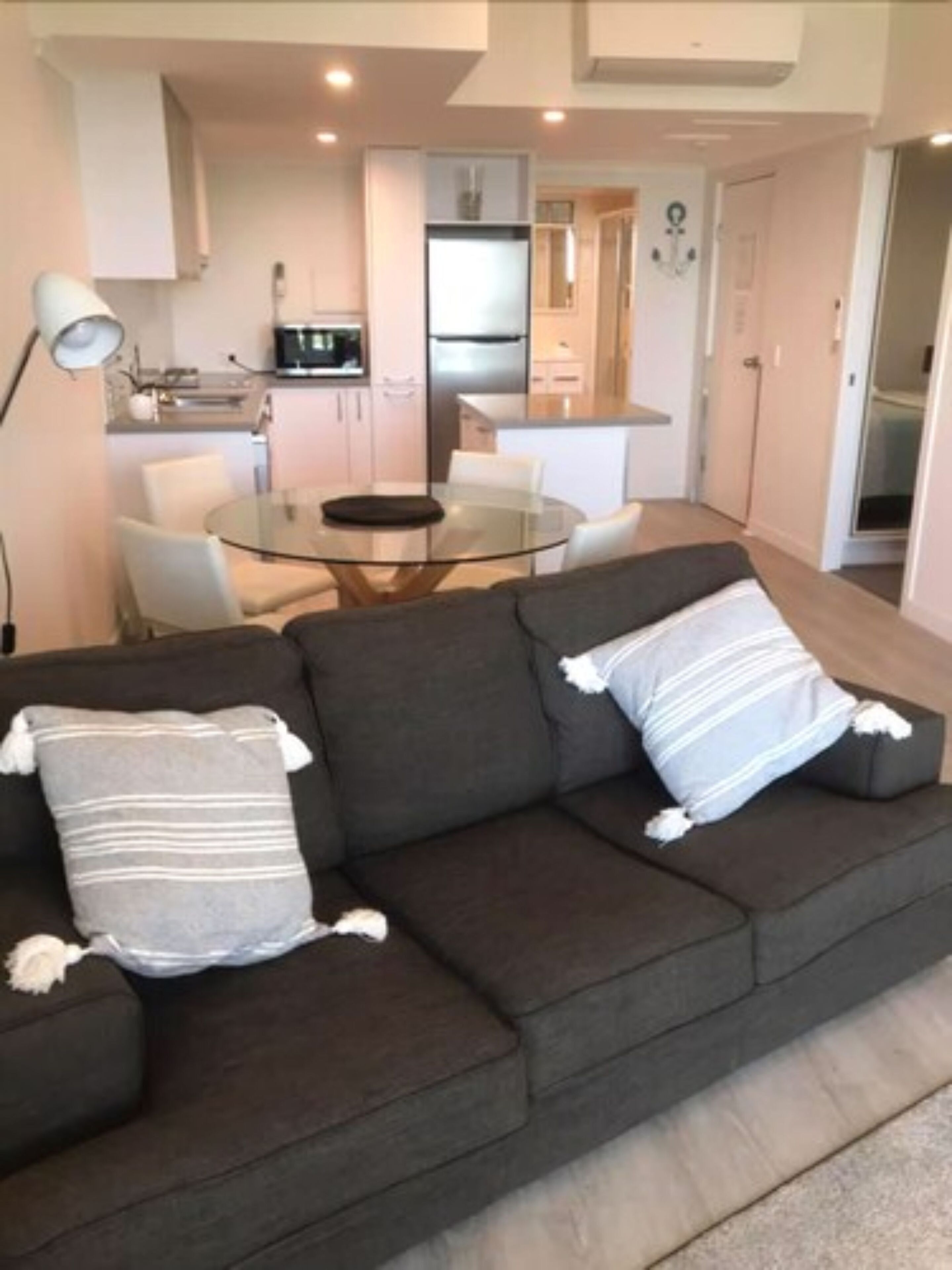 1 bedroom apartment (river view) | living area | flat-screen tv, dvd player