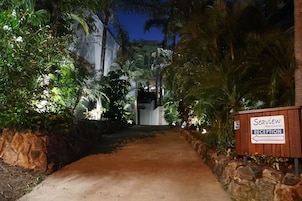 Entrada de la propiedad