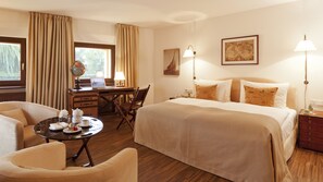 Minibar, in-room safe, desk, blackout curtains