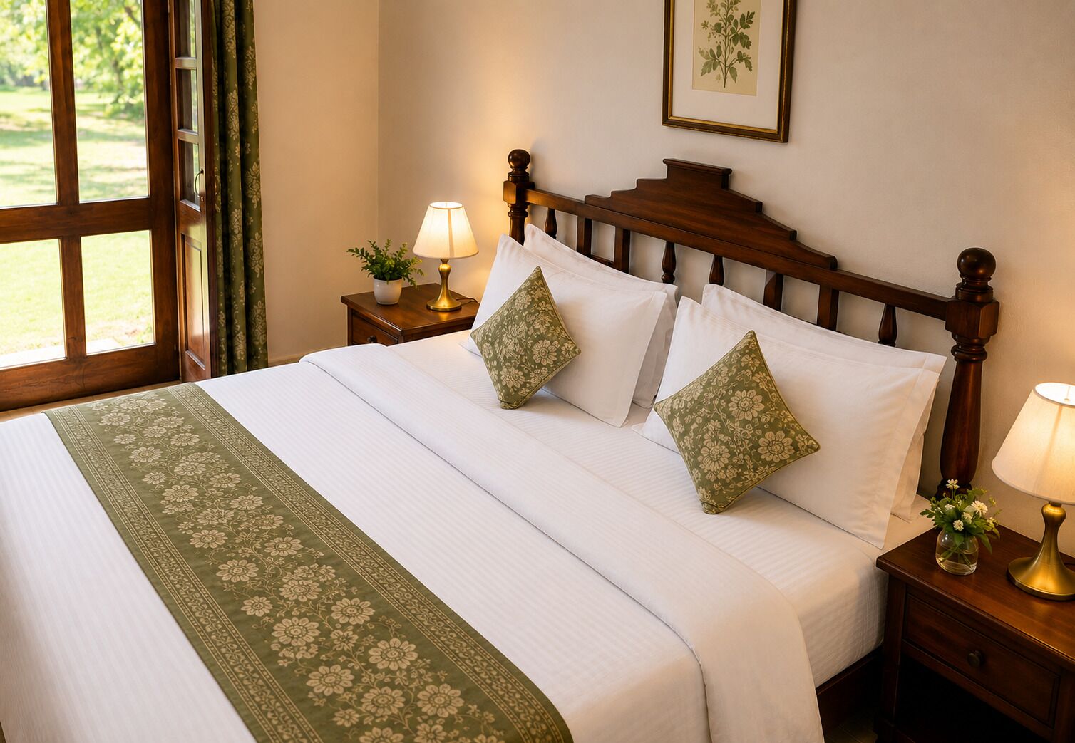 Superior kamer | Lakens van Egyptisch katoen, luxe beddengoed, een minibar