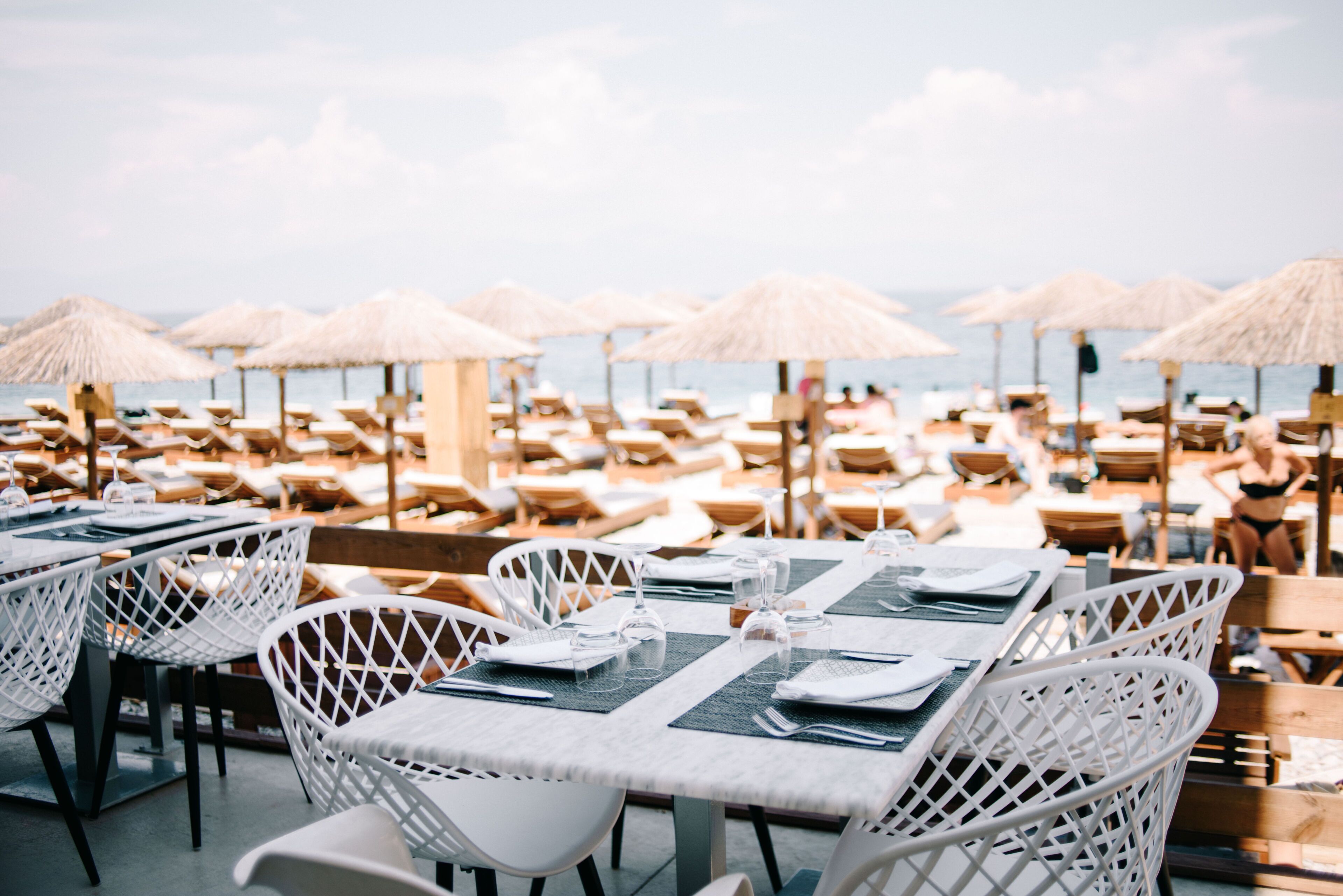 breakfast, lunch, dinner served; mediterranean cuisine, beach views