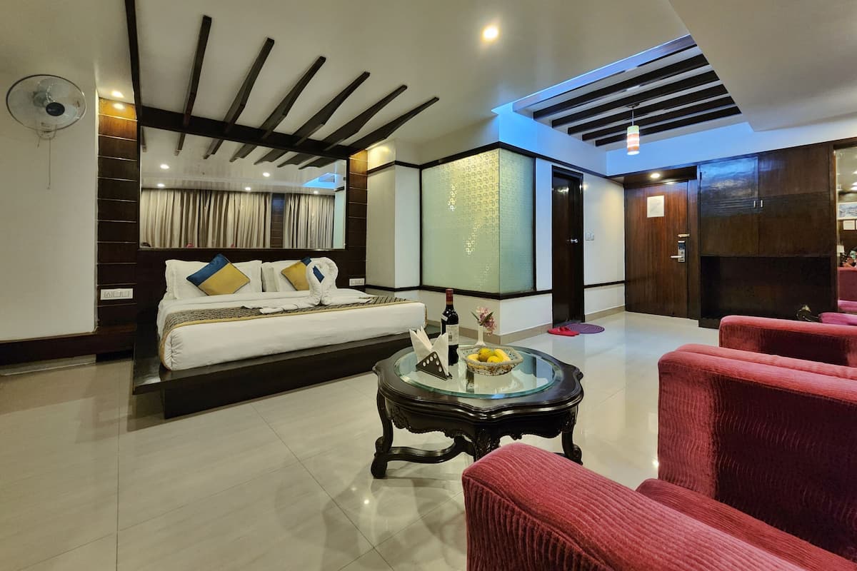 Honeymoon Süit | Masa, portatif/ilave yatak, ücretsiz kablosuz İnternet