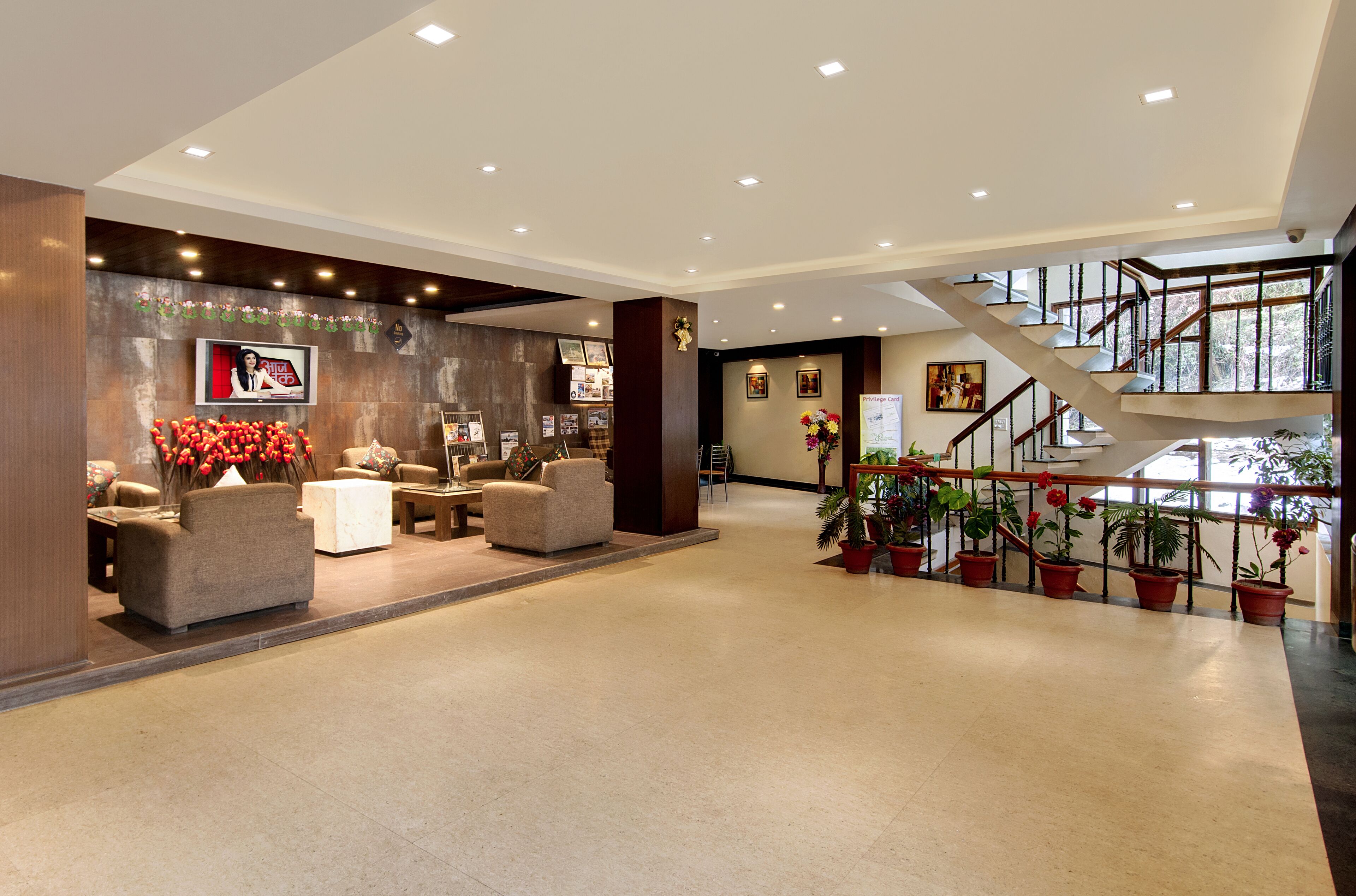 Lobby sitting area