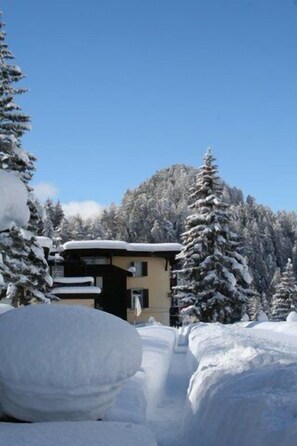 Façade de l’hébergement