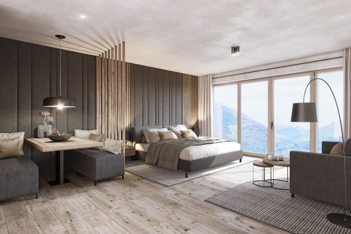 Appartamento Basic, 2 camere da letto | 1 camera, biancheria da letto di alta qualità, una cassaforte in camera