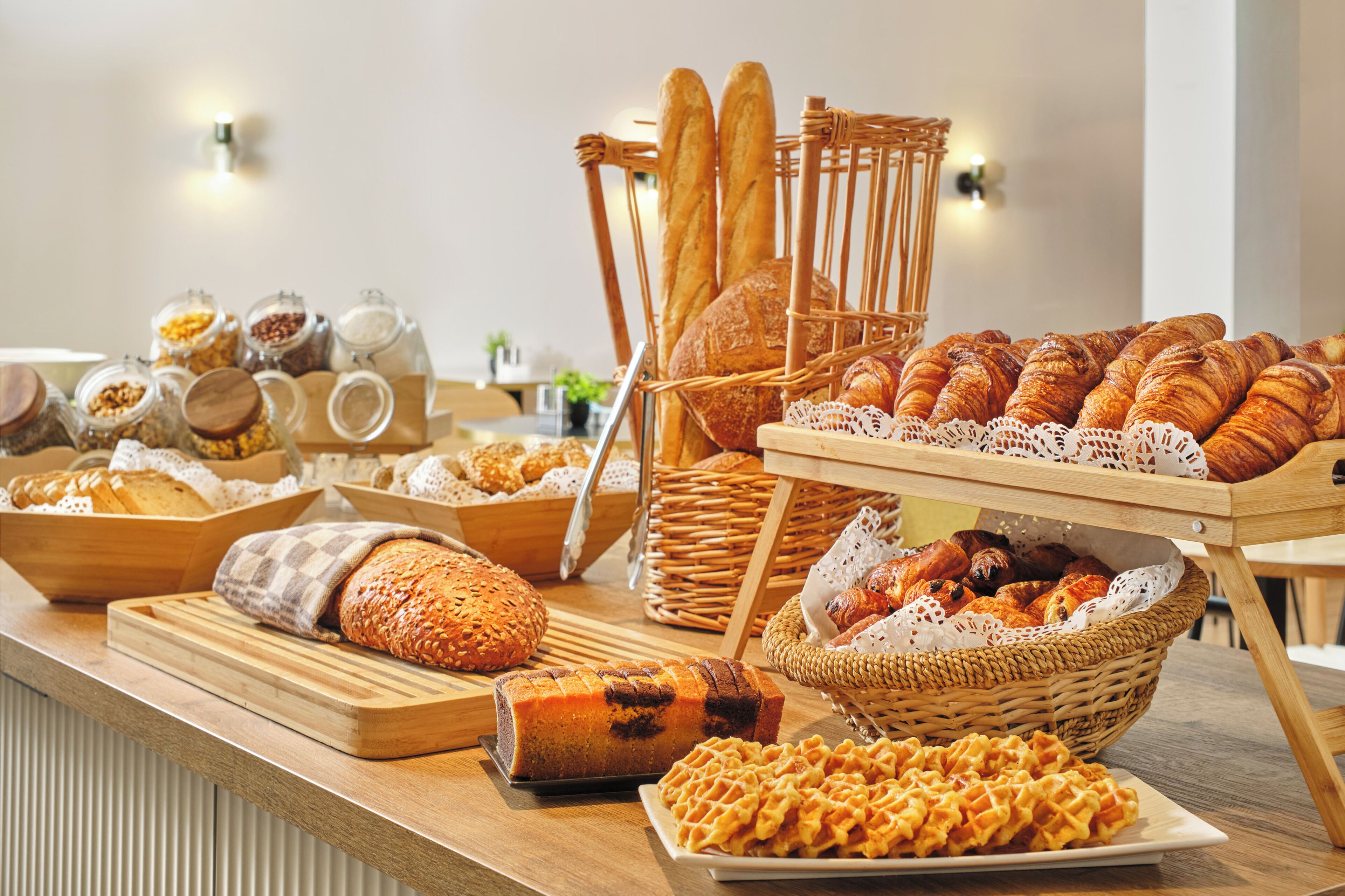 daily buffet breakfast (eur 14 per person)