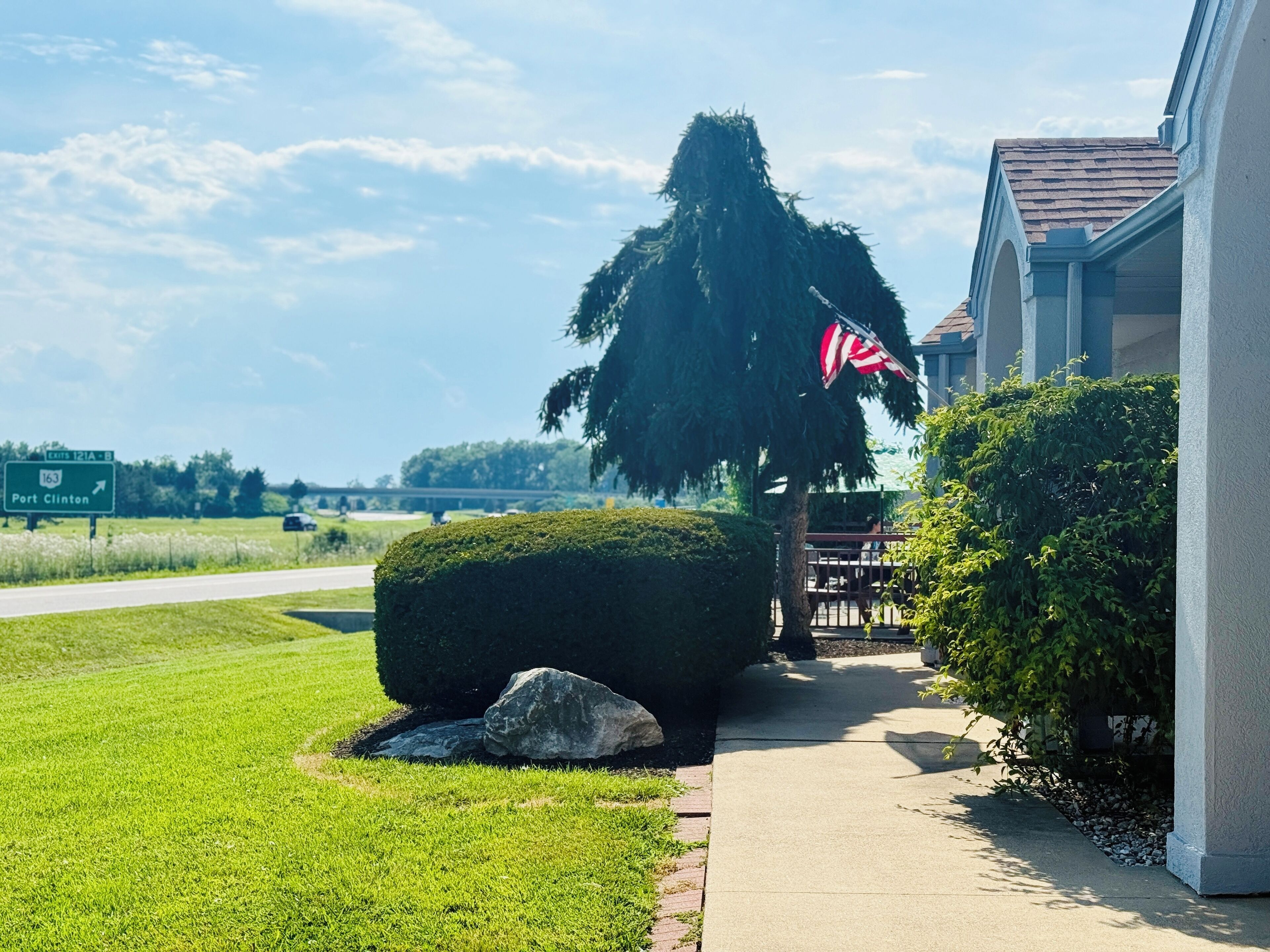 Entrada de la propiedad