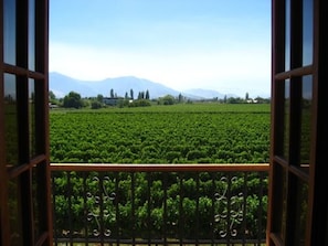 Blick von der Unterkunft