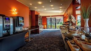 Daily buffet breakfast (EUR 15 per person)