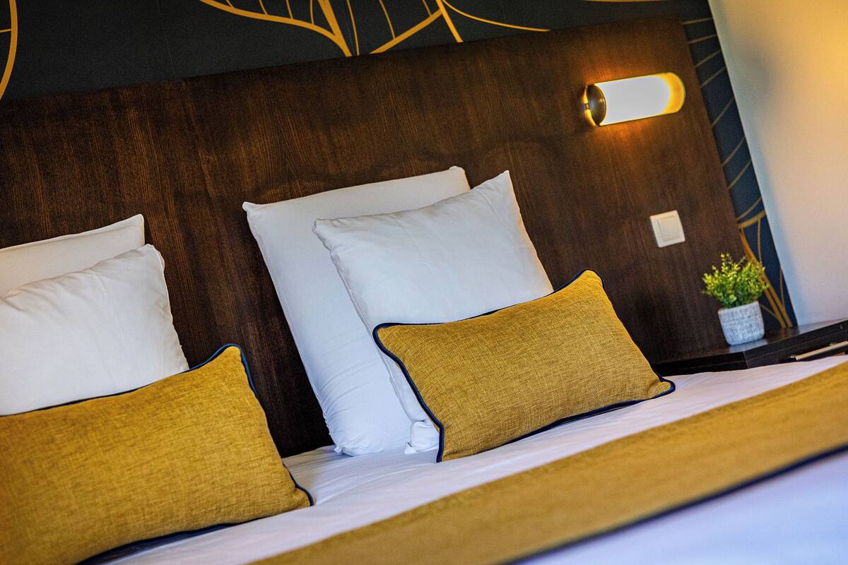 superior double room | premium bedding, pillow-top beds, desk, blackout curtains