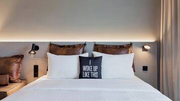 Hochwertige Bettwaren, Select-Comfort-Betten, Zimmersafe