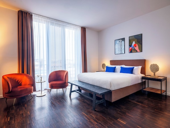 Habitación Grand | Ropa de cama de alta calidad, camas con pillow-top y minibar 